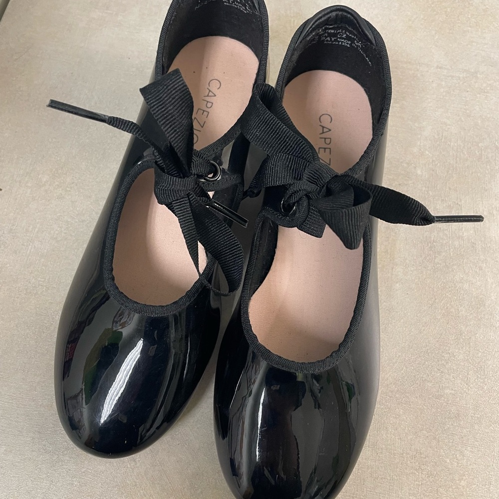 Capezio Black Tap Shoes EUC